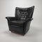 Mid-Century Leatherette Wingback Lounge Chair, 1960s, Image 5