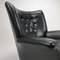 Mid-Century Leatherette Wingback Lounge Chair, 1960s 2
