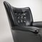 Mid-Century Leatherette Wingback Lounge Chair, 1960s, Image 2