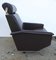 Fauteuil Marron en Cuir par Georges Van Rijck pour Beaufort, 1960s 3