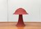 Vintage Glass Mushroom Table Lamp 1