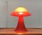 Vintage Mushroom Tischlampe aus Glas 6