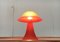 Vintage Mushroom Tischlampe aus Glas 21