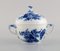 Royal Copenhagen Blue Flower Curved Sugar Bowl and Creamer in Porcelain, Set of 2, Image 2