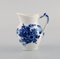 Royal Copenhagen Blue Flower Curved Sugar Bowl and Creamer in Porcelain, Set of 2 4