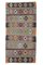 Vintage Turkish Kilim Area Carpet, Image 1