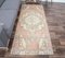 Vintage Turkish Orange Handmade Wool Rug, Image 2