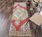 Vintage Turkish Handmade Wool Half Rug, Image 2