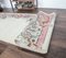 Vintage Turkish Cream Handmade Wool Rug 7