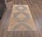 Vintage Turkish Orange Handmade Wool Rug 1