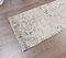 Vintage Turkish Beige Handmade Wool Rug 3