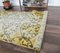 Vintage Turkish Yellow Handmade Wool Rug 7