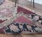 Vintage Hand-Knotted Turkish Purple Wool Runner 6