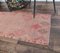 Pink Vintage Turkish Hand-Knotted Wool Rug 4