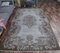 Tapis Vintage Fait Main Gris en Laine, Turquie 2