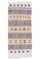 Tapis Kilim 3x6 Vintage Oushak en Laine Fait Main en Laine 1