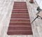 Tappeto Kilim Runner vintage fatto a mano, Oushak, Turchia, Immagine 2