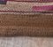 Tapis Kilim Runner Vintage en Laine Oushak 3x7 Turque 5