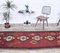 3x10 Vintage Turkish Oushak Handmade Wool Kilim Runner Rug 3