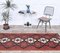 3x7 Vintage Turkish Oushak Handmade Wool Kilim Runner Rug 3