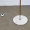 Italian Midcentury Brass, Glass and Marble Floor Lamp by Bruno Chiarini 10