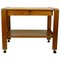 Scandinavian Teak Serving Table / Bar Cart 1