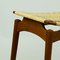 Scandinavian Teak and Cane Stool by Olholm Mobelfabrik, Denmark, 1950s 11