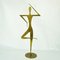 Mid-Century Austrian Brass Female Gymnast Sculpture by Franz Hagenauer 5