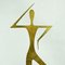 Mid-Century Austrian Brass Female Gymnast Sculpture by Franz Hagenauer, Image 2