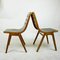 Austrian Mid-Century Beech Stacking Chairs by Roland Rainer, Set of 2 3