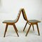 Austrian Mid-Century Beech Stacking Chairs by Roland Rainer, Set of 2, Image 3