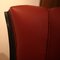 Austrian Red Leather Armchairs Attributed to Otto Prutscher, Set of 2 13