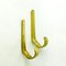 Austrian Mid-Century Brass Model No. 4330/ 3 Wall Cloth Hooks by Carl Auböck, Set of 2, Image 2