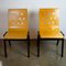 Austrian Mid-Century Beech Stacking Chairs by Roland Rainer, Set of 2, Image 2