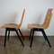 Austrian Mid-Century Beech Stacking Chairs by Roland Rainer, Set of 2 7
