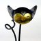 Austrian Mid-Century Brass Cat Wine Bottle Holder by Walter Bosse, Image 3