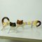 Mid-Century Multicoloured Italian Ceramic Cats by Roberto Rigon, Set of 2 2