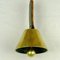 Austrian Mid-Century Brass and Leather Table Bell by Carl Auböck, Image 6