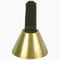 Austrian Mid-Century Brass and Leather Table Bell by Carl Auböck 1