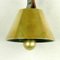 Austrian Mid-Century Brass and Leather Table Bell by Carl Auböck 5