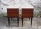 Walnut Nightstands & Dresser, 1950s, Set of 3 9