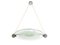 Silver Metal & Sandblasted Glass Cyclos Pendant Lamp by Michele De Lucchi for Artemide, 1985, Image 1