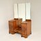 Vintage Burr Walnut Dressing Table, 1920s 2