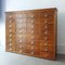 Portuguese Industrial Oak Filing Cabinet with 32 Drawers, 1940s, Image 2