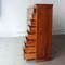 Portuguese Industrial Oak Filing Cabinet with 32 Drawers, 1940s 9