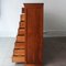Portuguese Industrial Oak Filing Cabinet with 32 Drawers, 1940s, Image 10