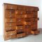 Portuguese Industrial Oak Filing Cabinet with 32 Drawers, 1940s, Image 7