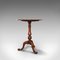 Antique Regency Mahogany & Burr Walnut Inlaid Wine Table 2