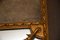 Miroir Antique en Bois Doré avec Peinture à l'Huile 7