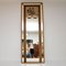 Antiker Spiegel mit vergoldetem Holzrahmen und Ölgemälde 2